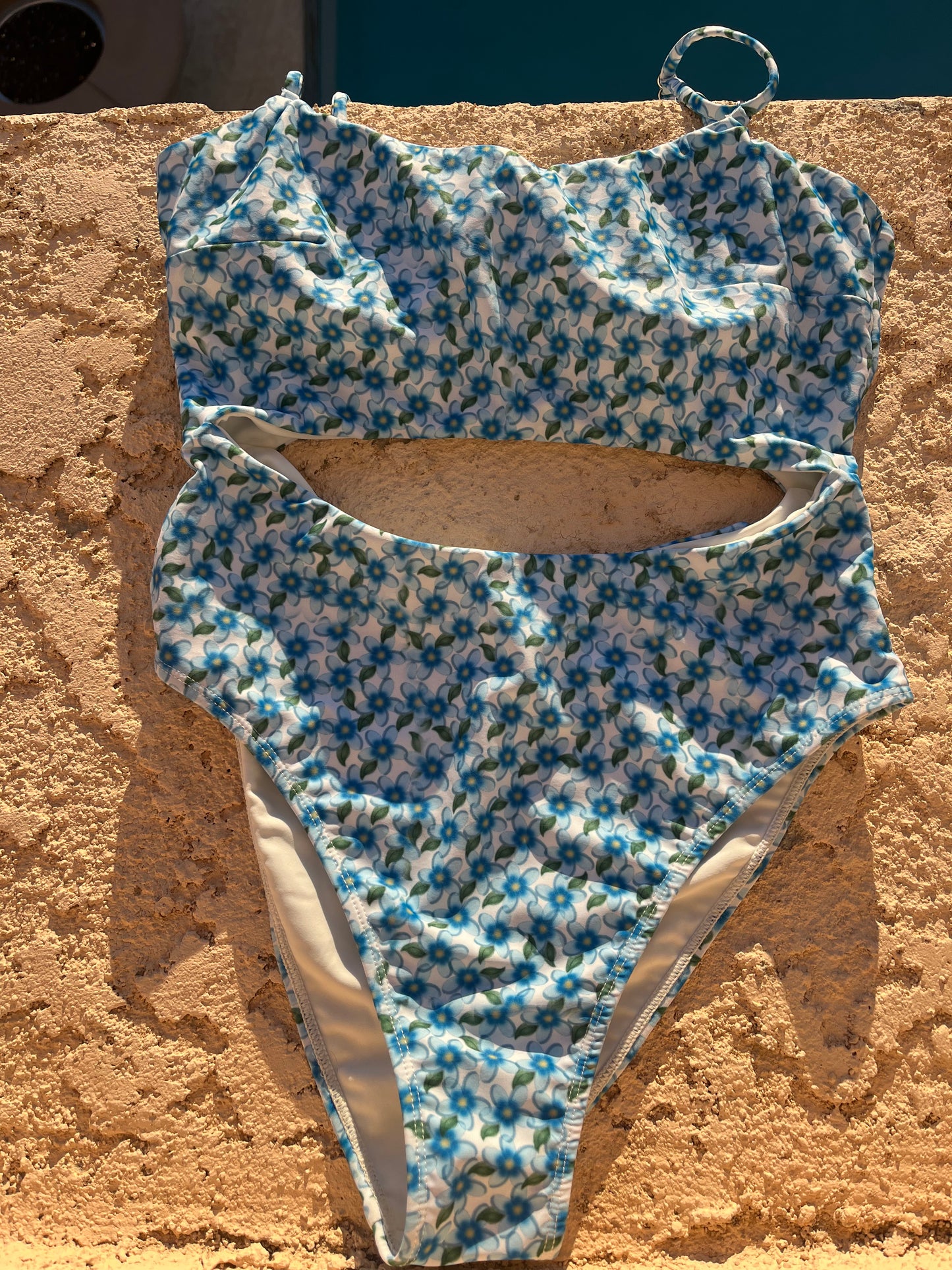 Blue Hibiscus One Piece